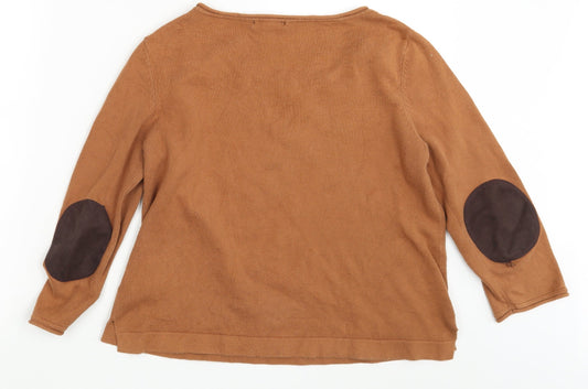 H&M Womens Brown Pullover Sweatshirt Size M