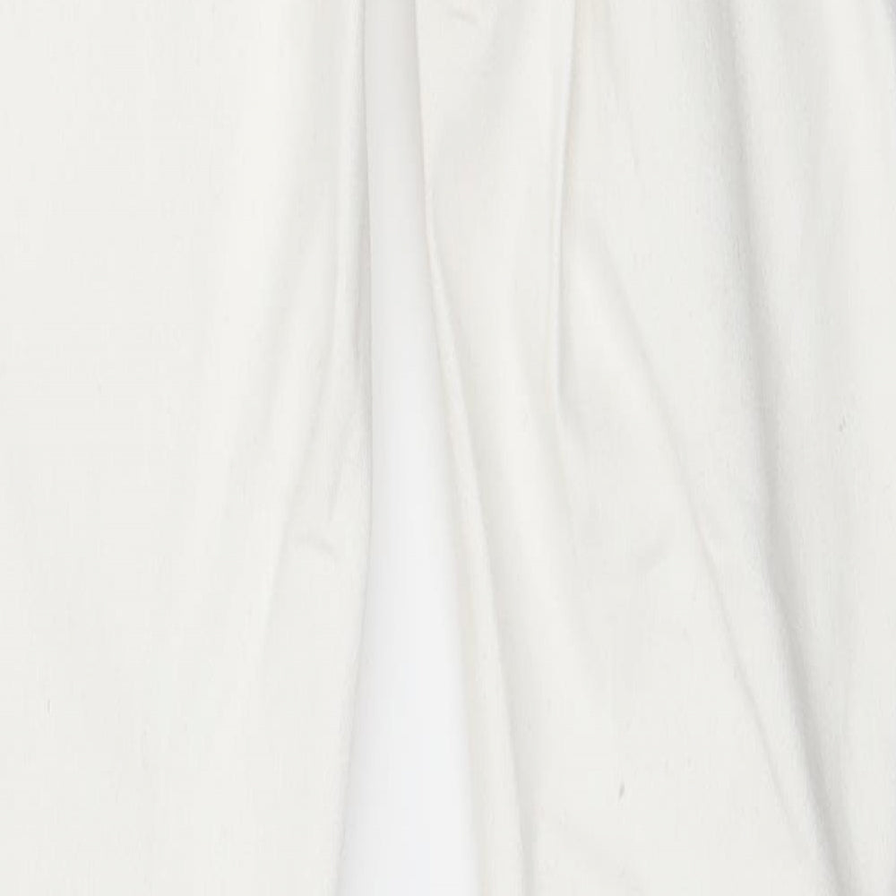 Denim & Co. Womens White Denim Skinny Jeans Size 6 L30 in