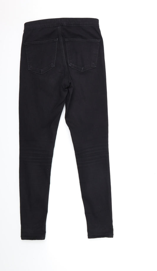 Womens UK Size 28 in Topshop Regular Fit Skinny Black Jeans