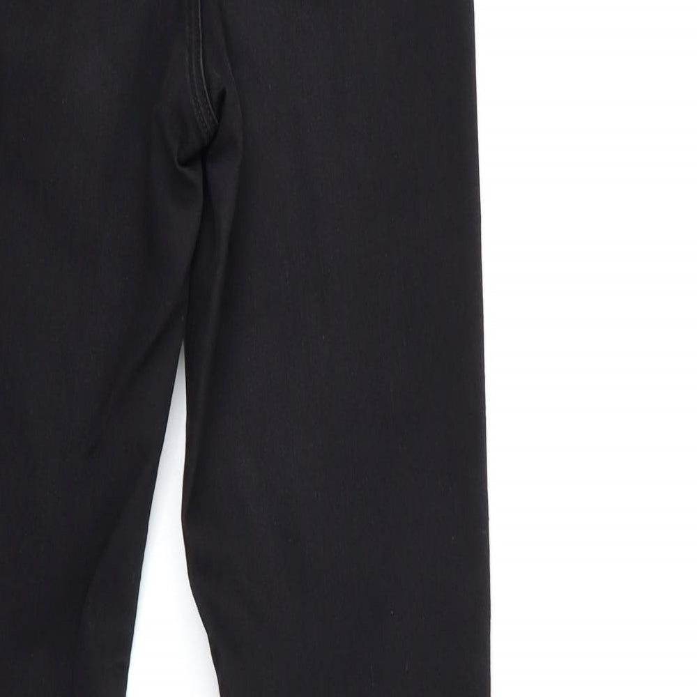 Topshop Womens Black Denim Skinny Jeans Size 28 in L32 in