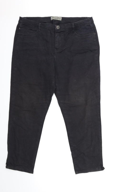 Womens UK Size 36 in Yessica Regular Fit Skinny Black Jeans