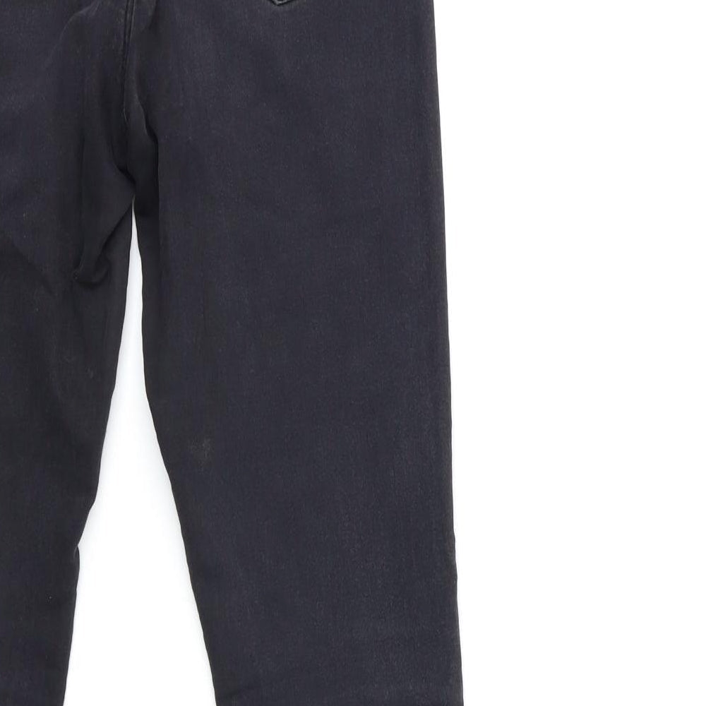 Denim & Co. Womens Black Denim Skinny Jeans Size 10 L30 in