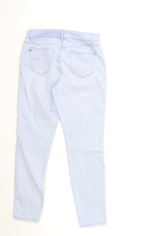 Matalan Womens Blue Denim Skinny Jeans Size 10 L28 in