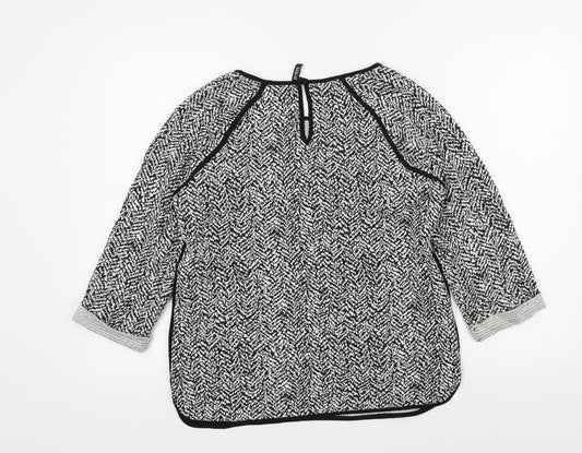 NEXT Womens Black Pullover Jumper Size 12