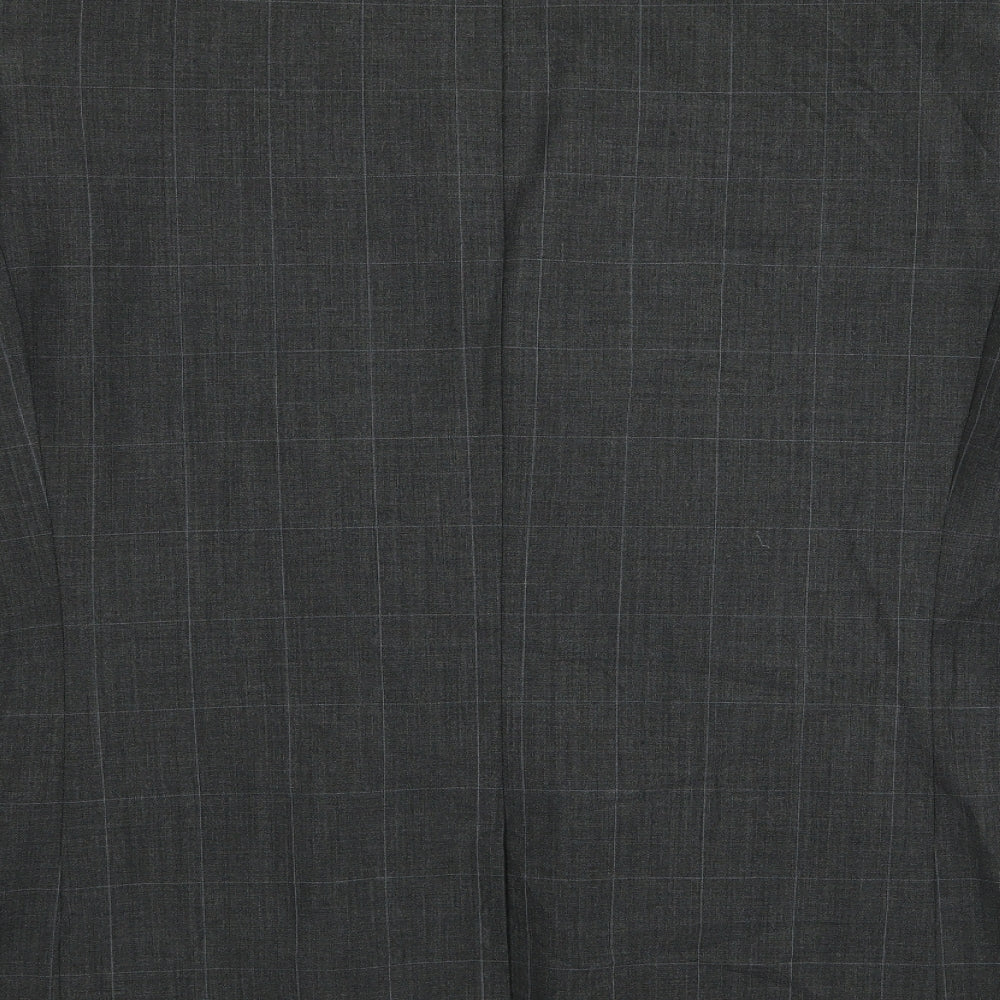 Asda George Mens Grey Check  Jacket Blazer Size 44