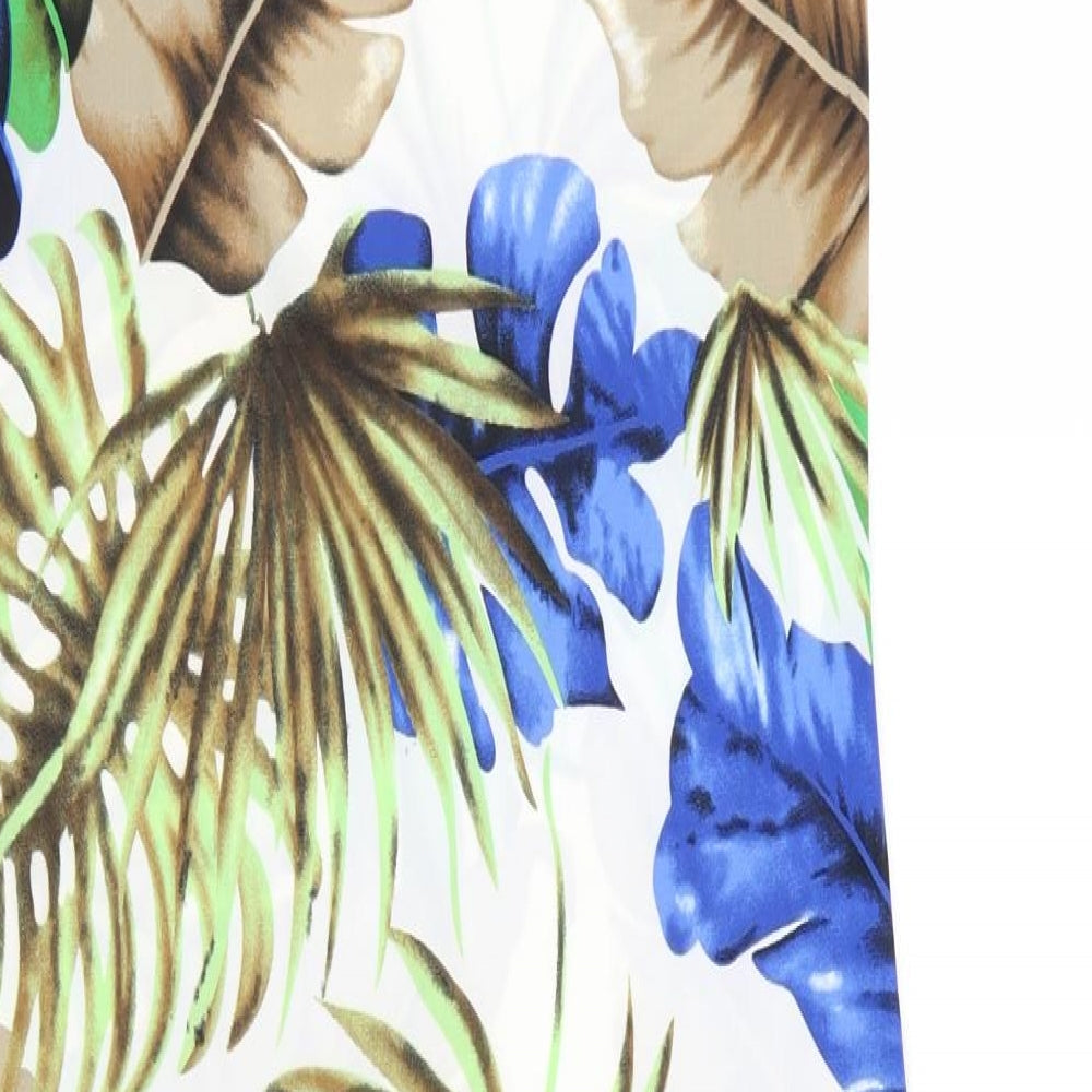 Brave Soul Womens Multicoloured Floral Pencil Dress Size M