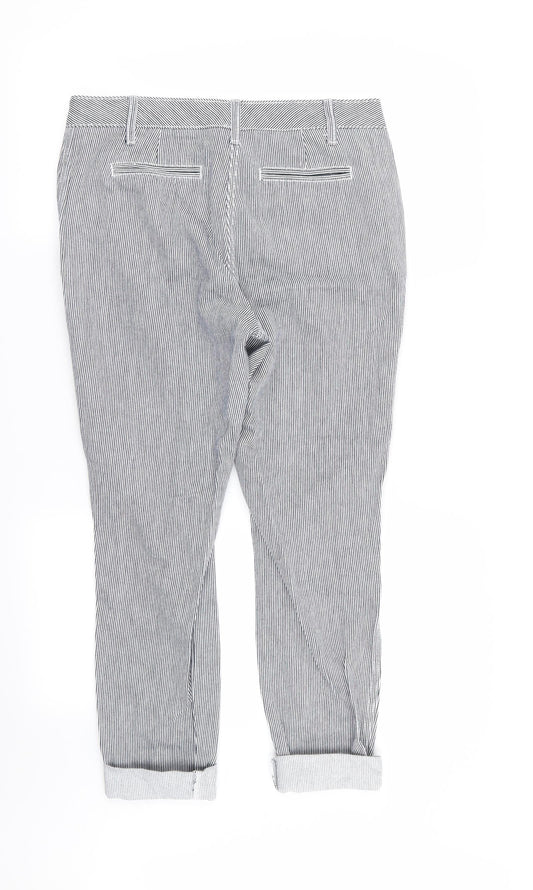Womens UK Size 8 NEXT Regular Fit Multicoloured Trousers