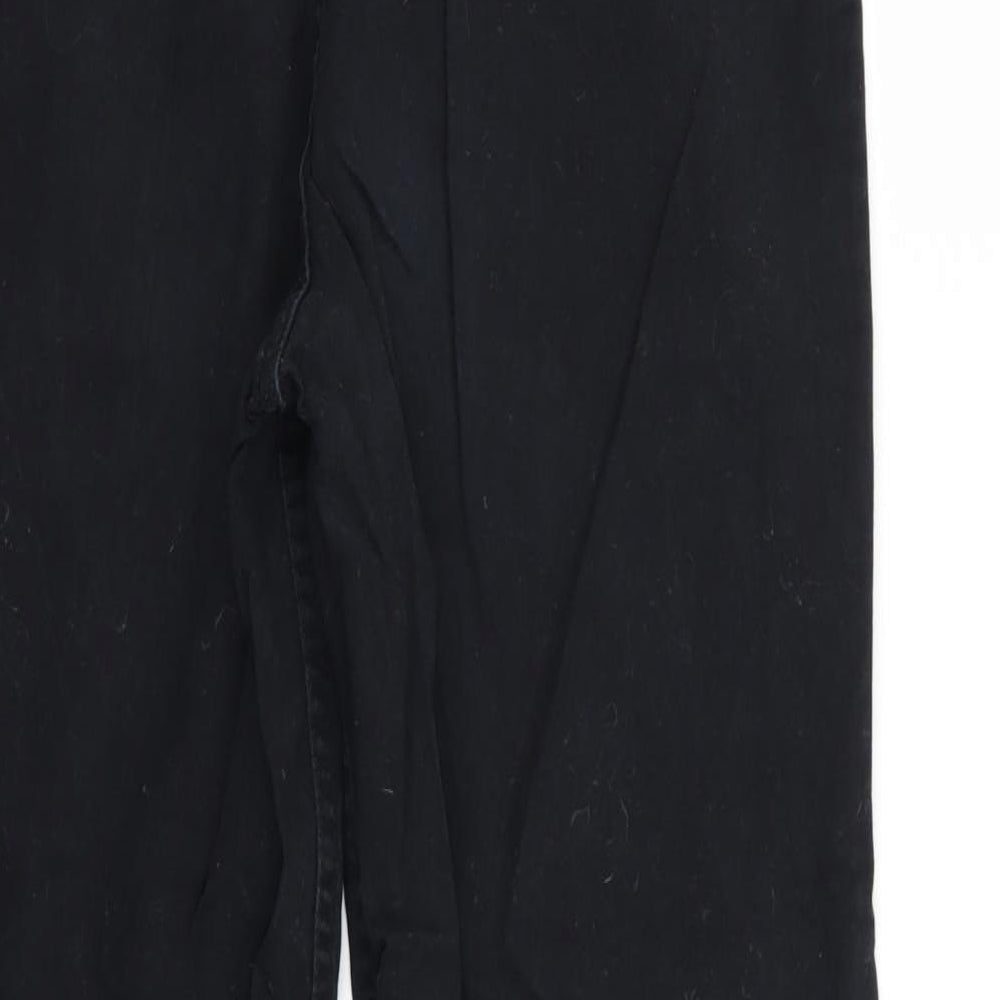 New Look Womens Black Trousers Size 6 L27 in