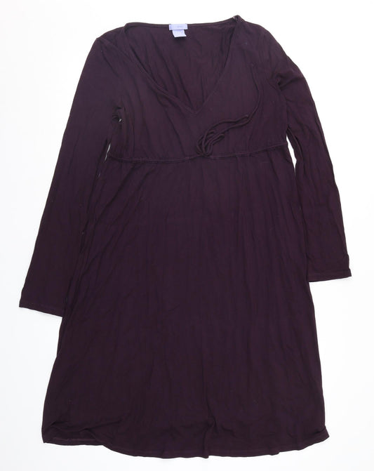 Gap Womens Purple Jersey Fit & Flare Size S