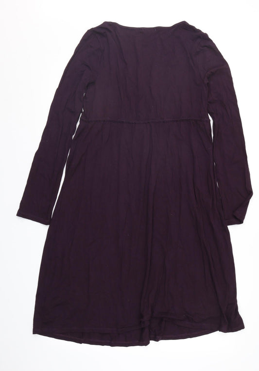 Gap Womens Purple Jersey Fit & Flare Size S