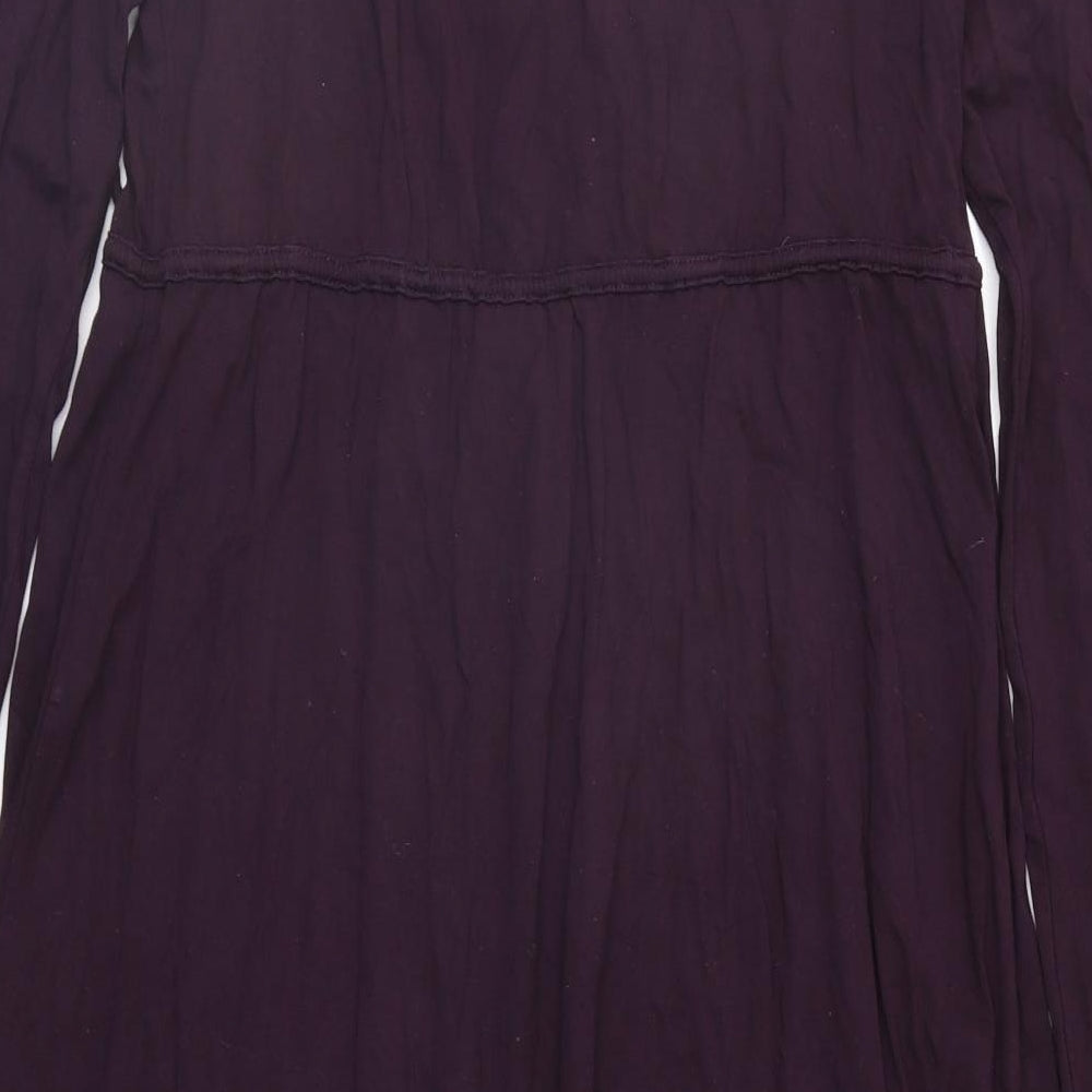 Gap Womens Purple Jersey Fit & Flare Size S