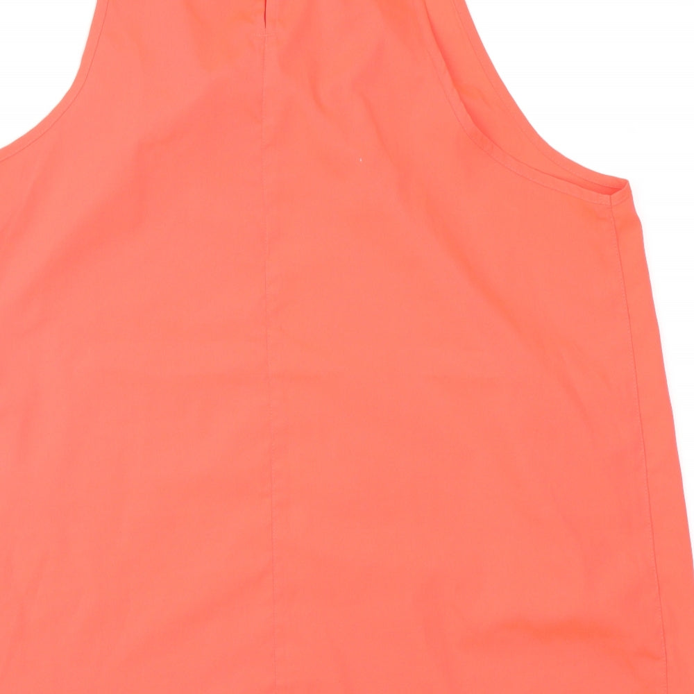 Womens UK Size 16 Peacocks Orange Basic Blouse