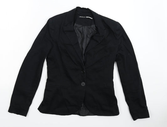 Womens UK Size M Stradivarius Regular Black Blazer