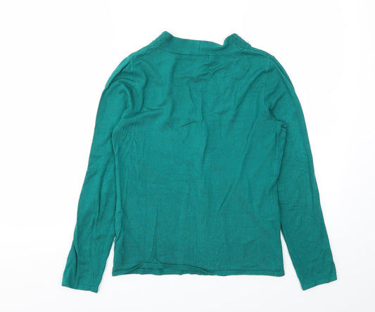 PER UNA Womens Green Pullover Jumper Size 10