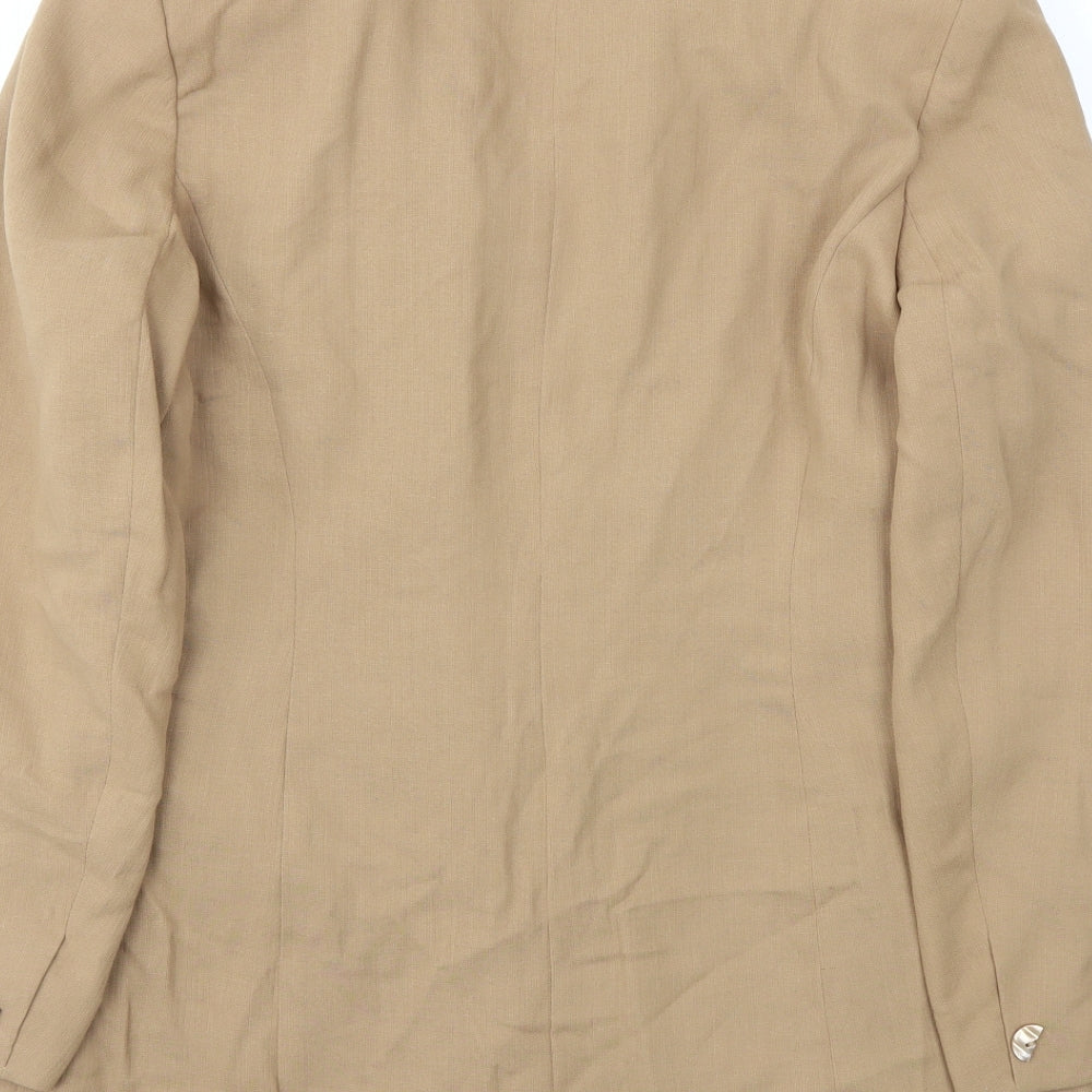Womens UK Size 14 Preworn Regular Beige Blazer