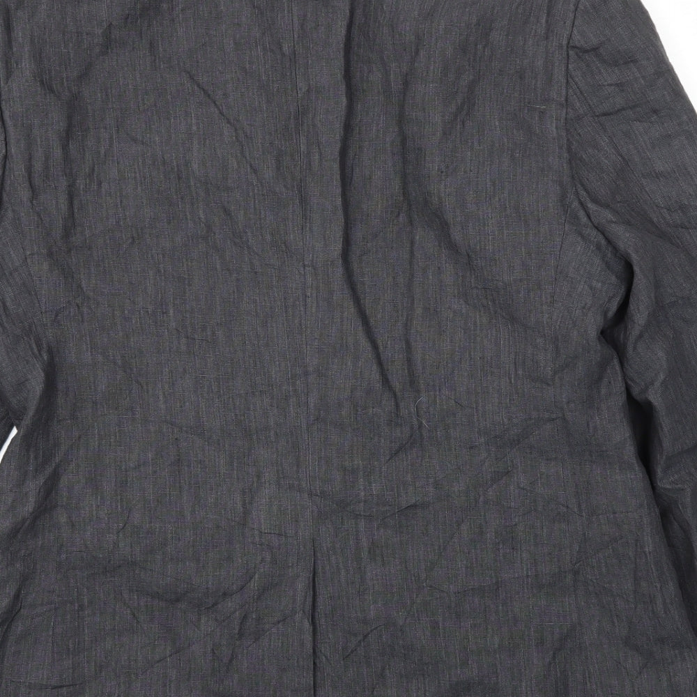 Mens UK Size 42 Topman Regular Grey Suit Jacket