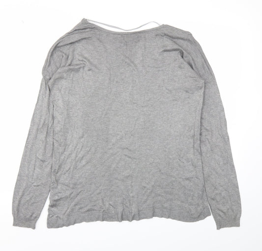 Primark Womens Grey Pullover Jumper Size 14