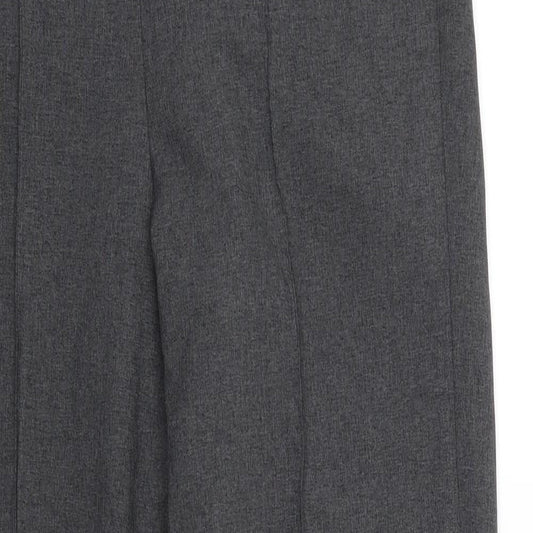 Isle Womens Grey Trousers Size 10 L25 in