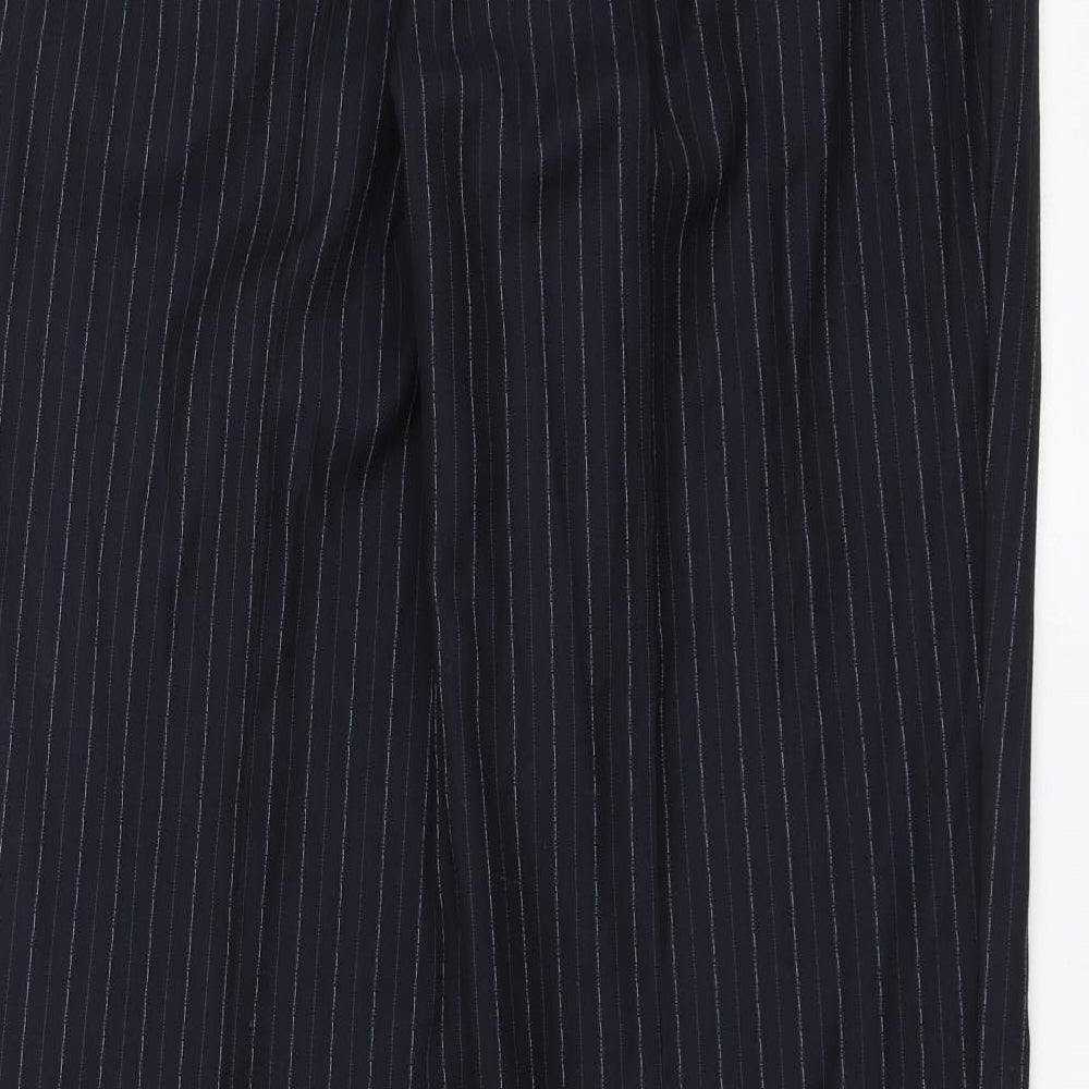 NEXT Mens Blue Striped Trousers Size 34 in L31 in