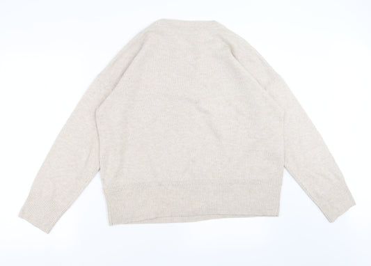 Womens UK Size L Wallis Beige Pullover Jumper