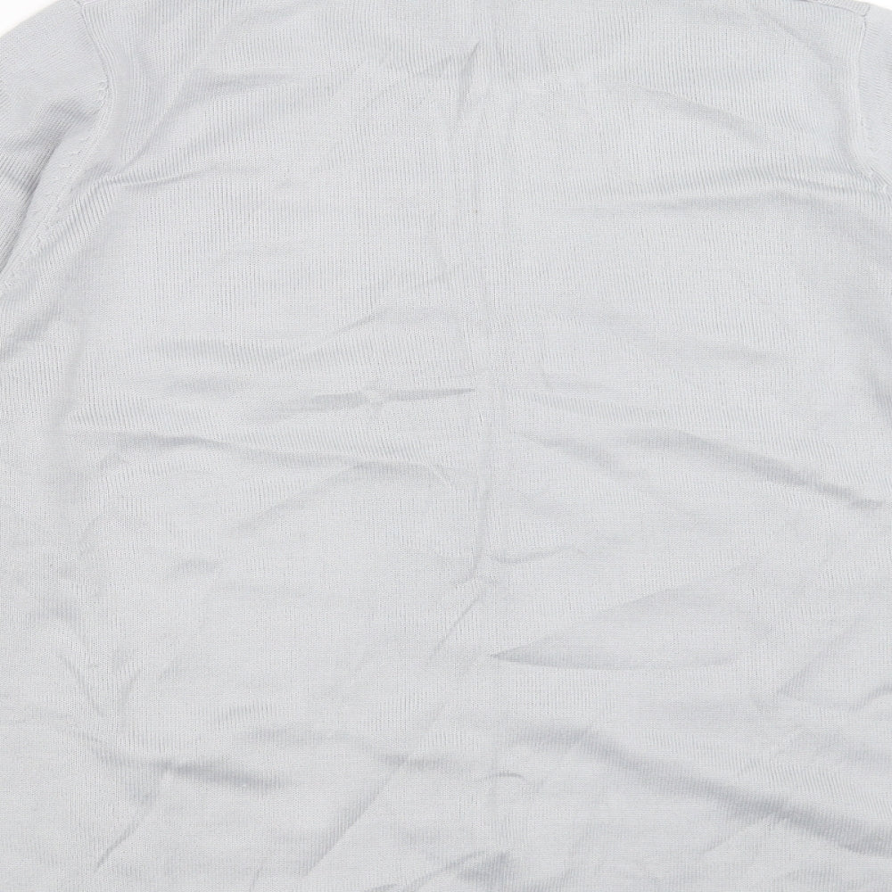 BM collection Womens Gold Geometric Knit Pullover Jumper Size M