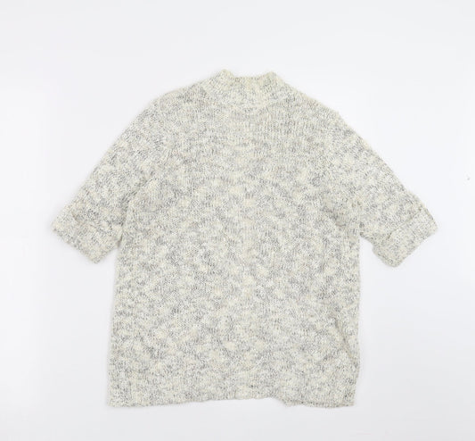 BHS Womens Beige Knit Cardigan Jumper Size 8