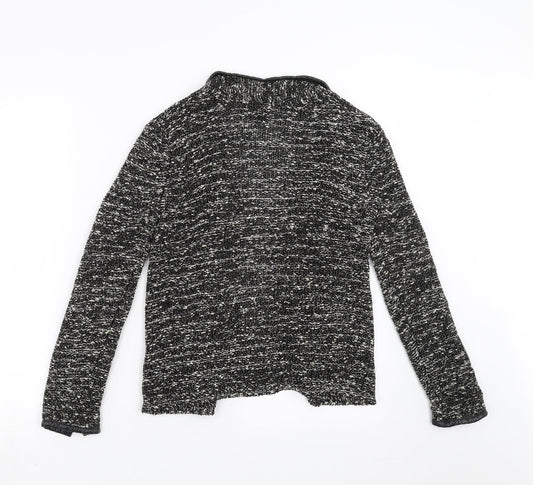 Womens UK Size XS H&M Black Cardigan Jumper