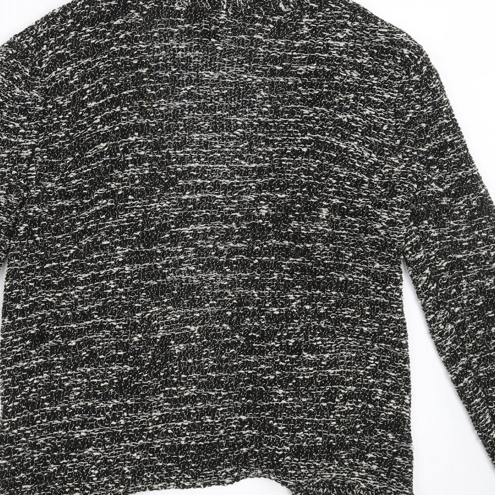 Womens UK Size XS H&M Black Cardigan Jumper
