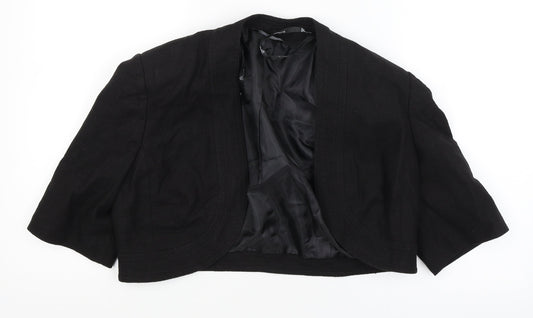 Womens UK Size 12 BHS Black Jacket