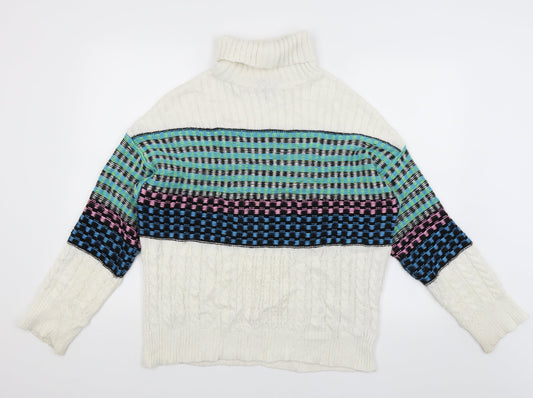 Womens UK Size 8 ASOS White Pullover Jumper
