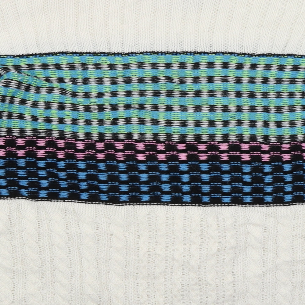 ASOS Womens White Pullover Jumper Size 8