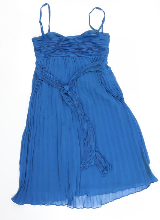 Coast Womens Blue Fit & Flare Size 10