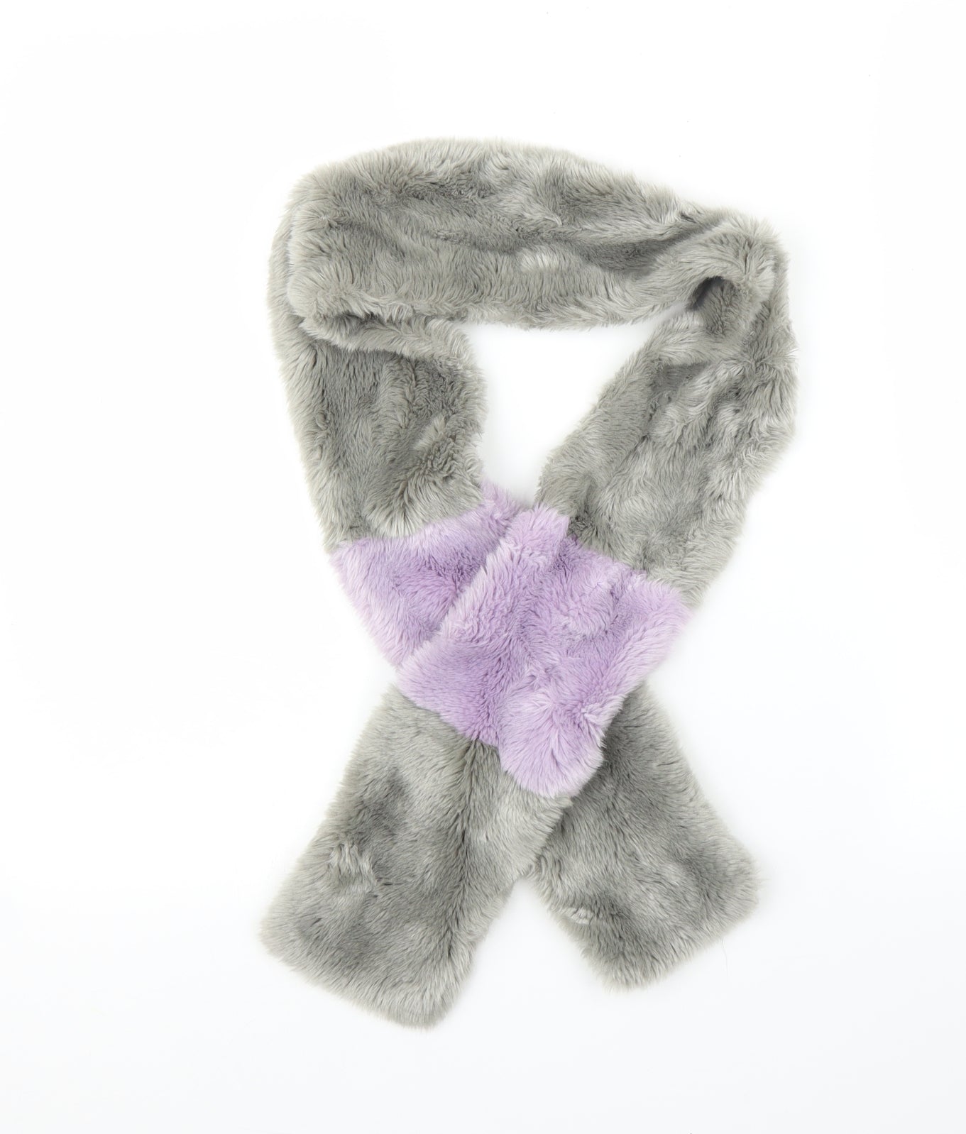 Topshop Unisex Grey Scarf