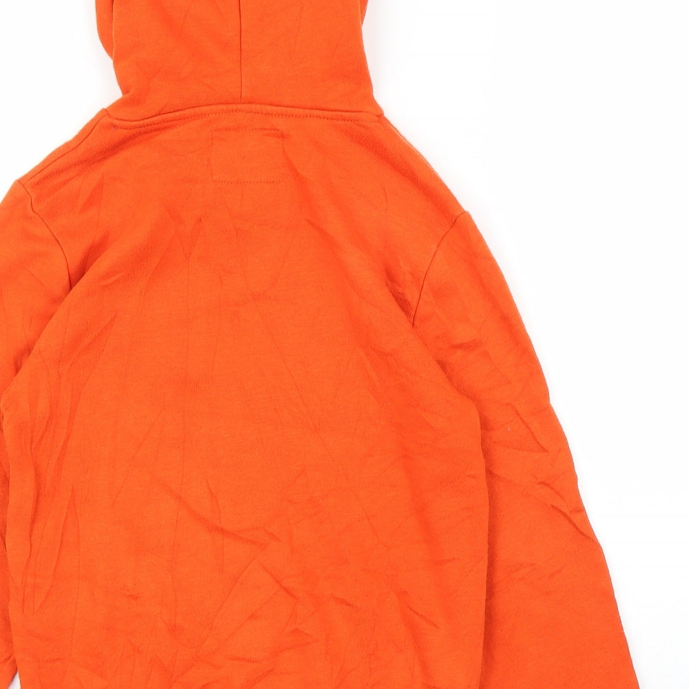 Carbrini Boys Orange Pullover Hoodie Size 9 Years