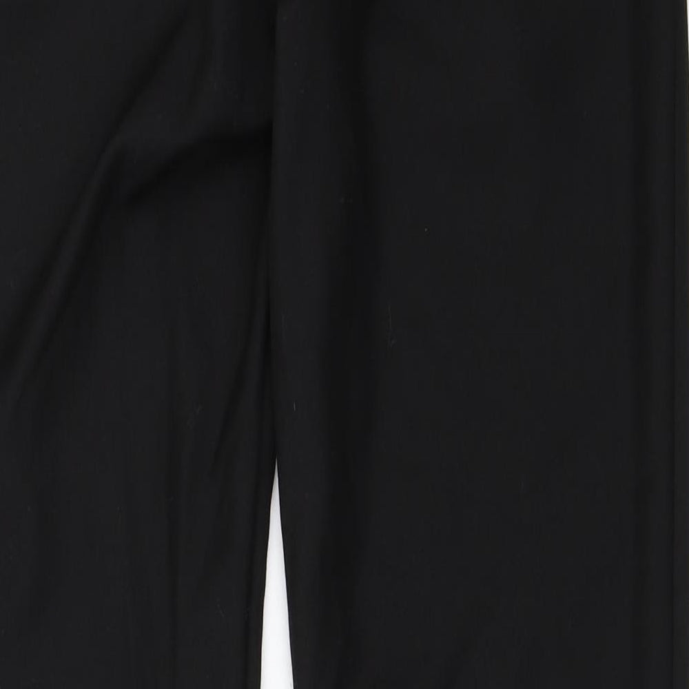 Womens UK Size 30 in River Island Regular Fit Black Trousers