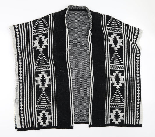 Womens UK Size One Size Avenue Black Cardigan Jumper