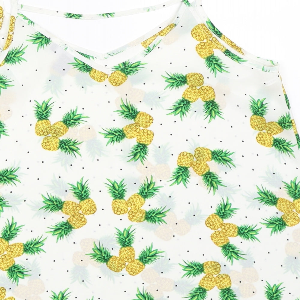 Atmosphere Womens White Basic Blouse Size 12