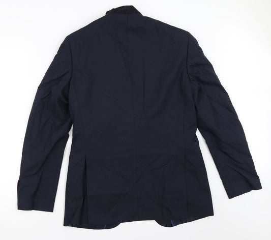 Mens UK Size 38 Marks and Spencer Regular Blue Suit Jacket