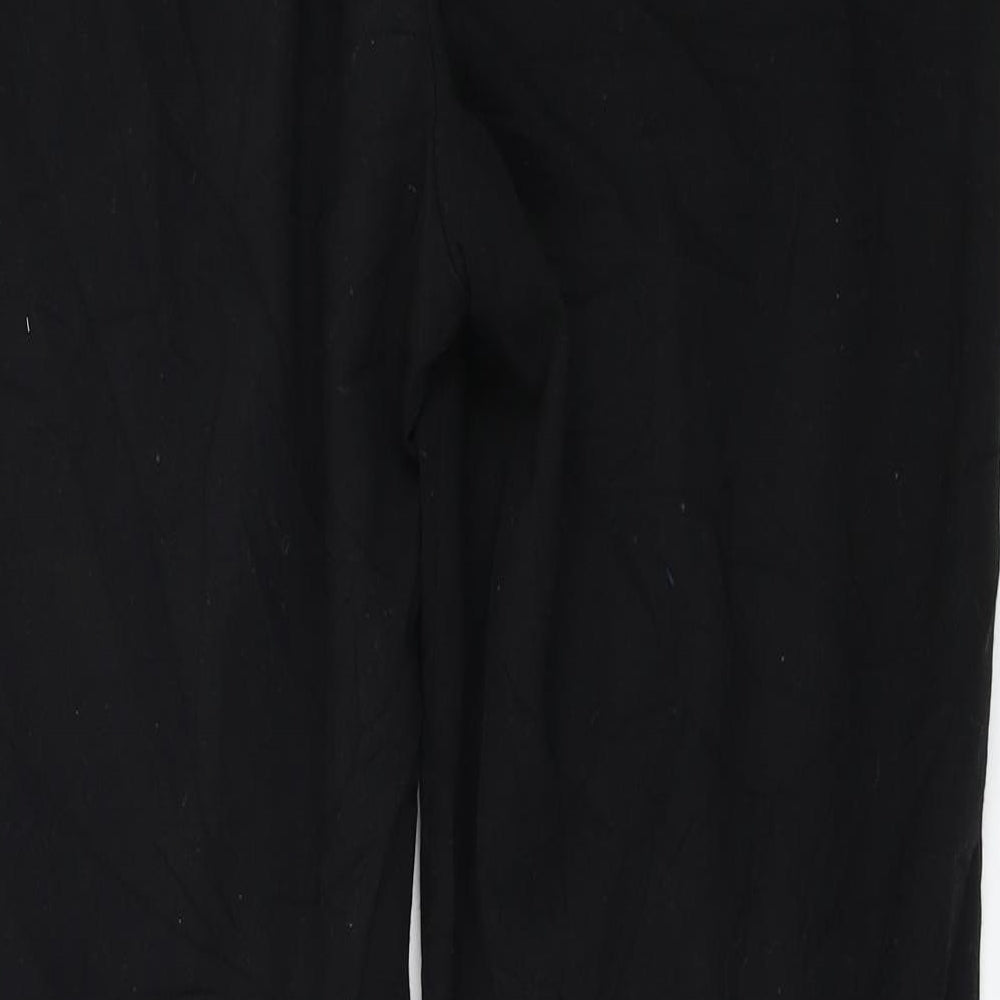Womens UK Size 12 Marks and Spencer Regular Fit Black Trousers