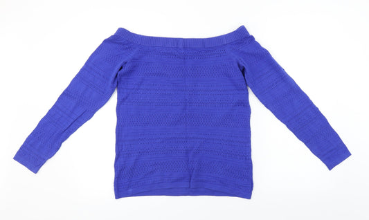 Womens UK Size 10 Dorothy Perkins Blue Pullover Jumper