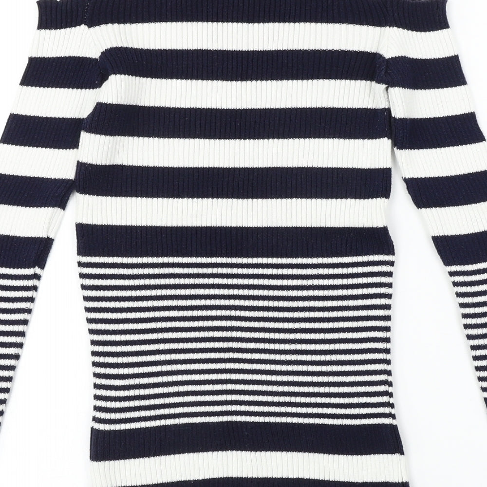 Womens UK Size 8 NEXT White Pullover Jumper