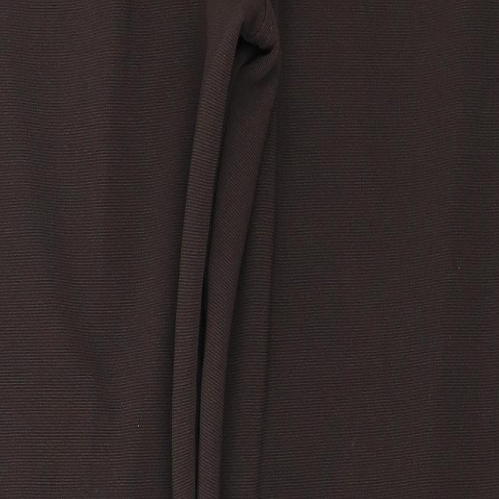 Womens UK Size 28 in Preworn Regular Fit Brown Trousers
