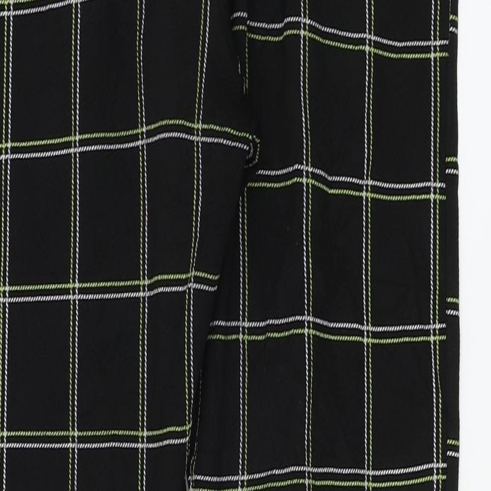 Womens UK Size 10 PRETTYLITTLETHING Regular Fit Black Trousers