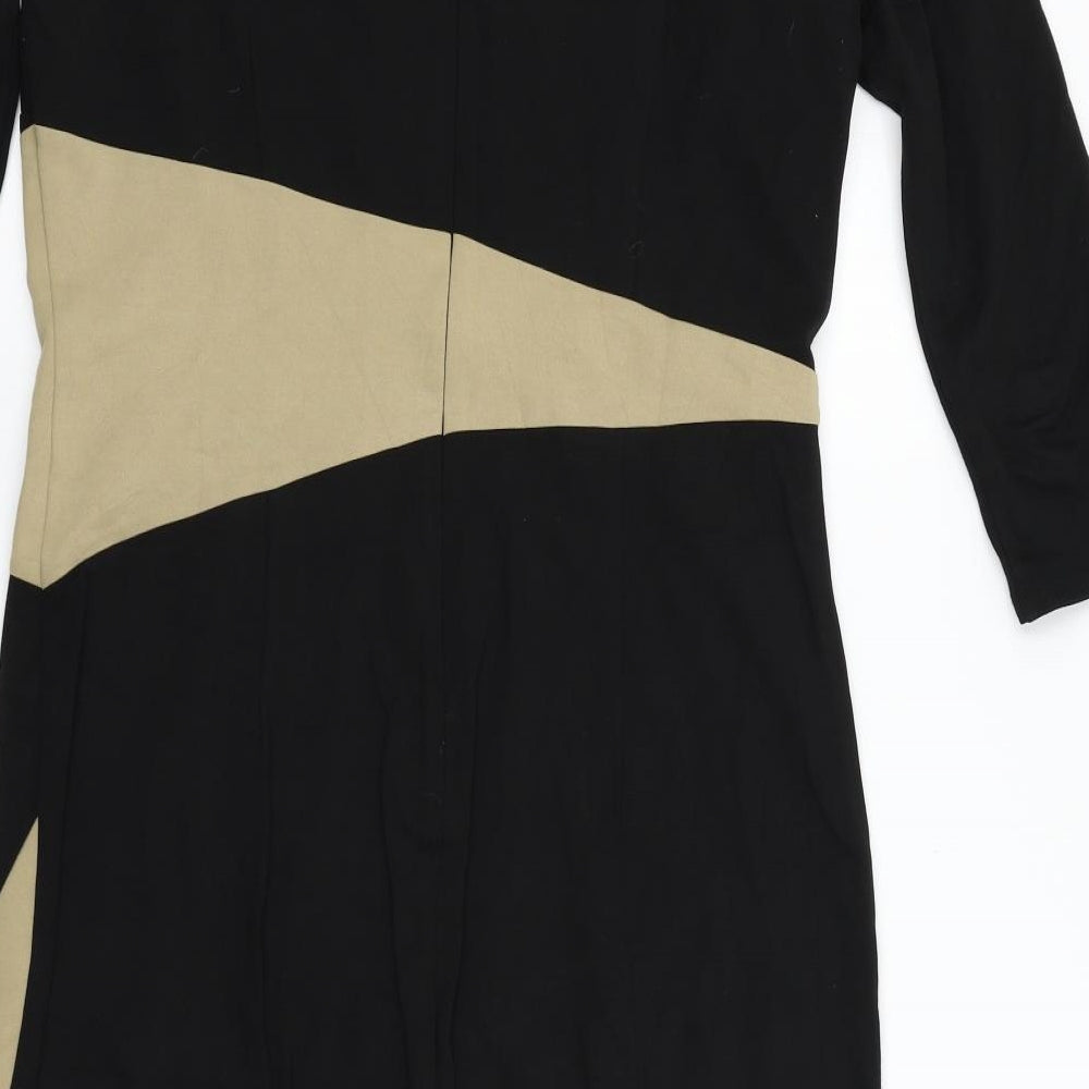 Ann Taylor Womens Black A-Line Size 10