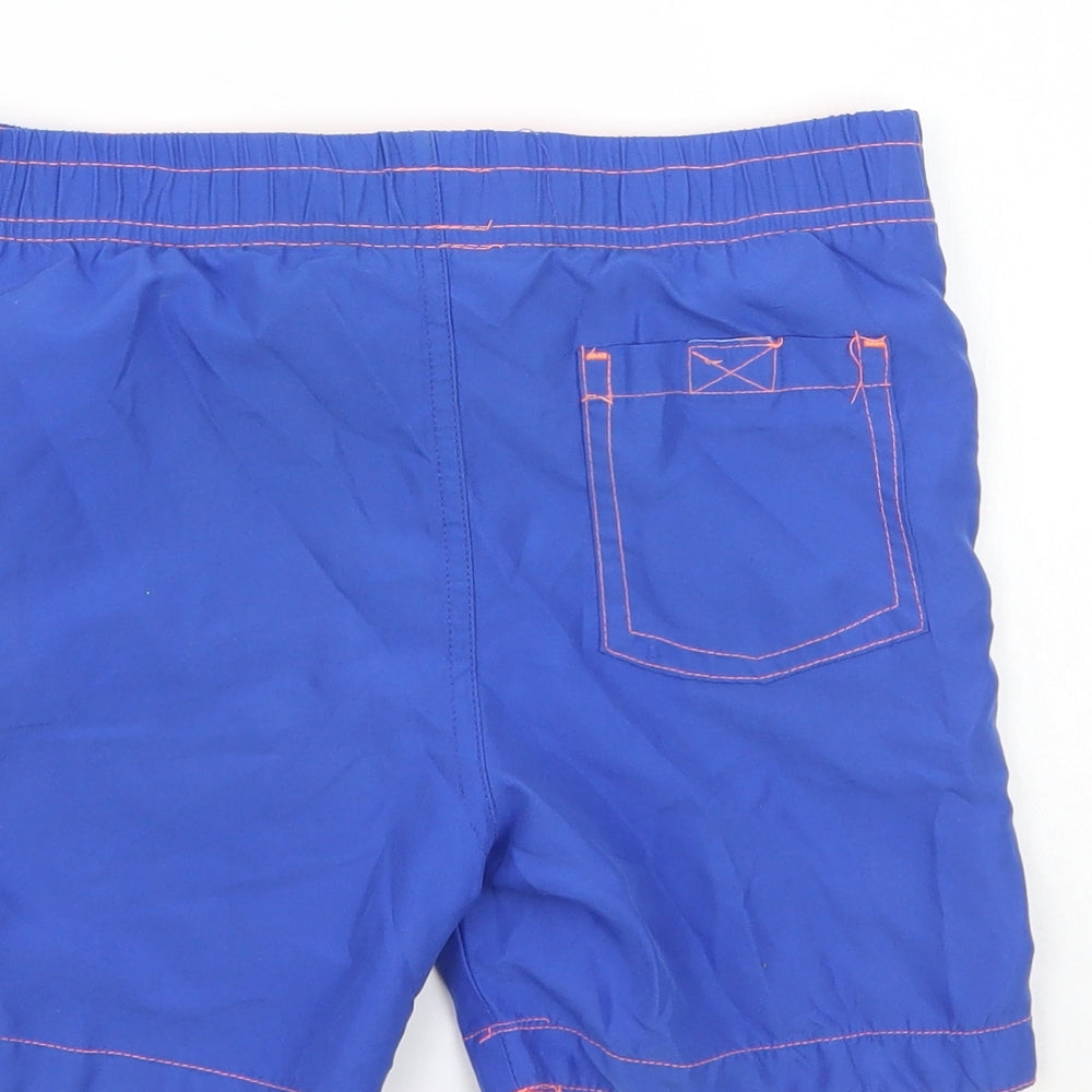 Rebel Boys Blue Bermuda Shorts Size 4-5 Years