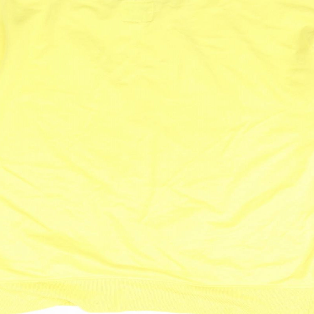 Womens UK Size L Time To Dream Yellow Pullover Jumper