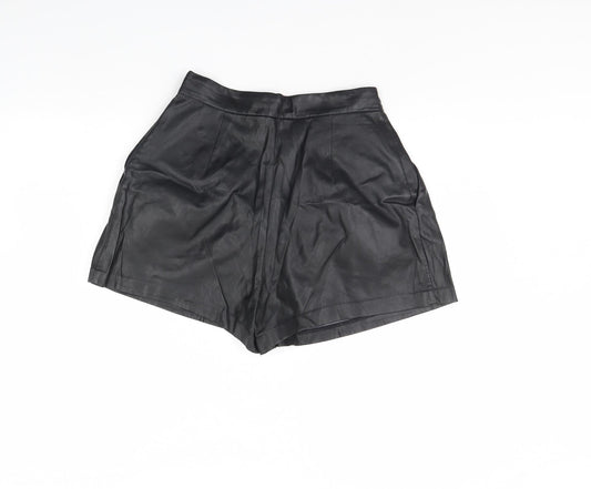 H&M Womens Black Cut-Off Shorts Size 10