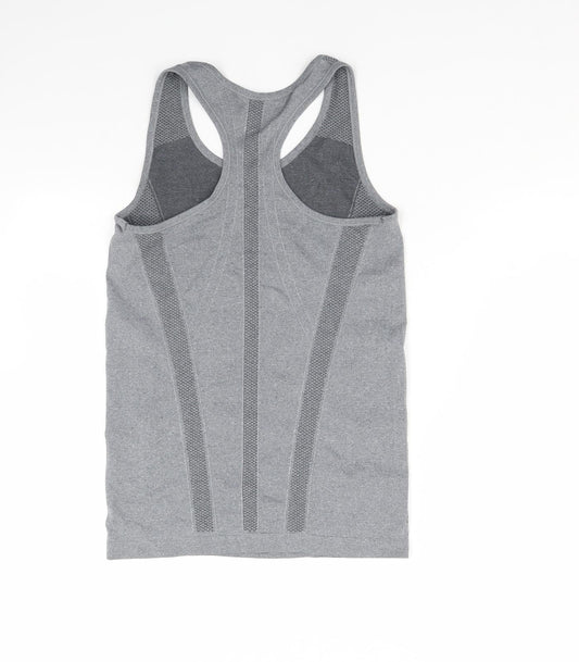 Workout Womens Grey   Basic Tank Size 10
