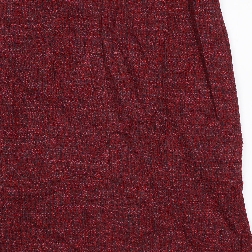 Quin and Donnelly Womens Red Straight & Pencil Skirt Size 12