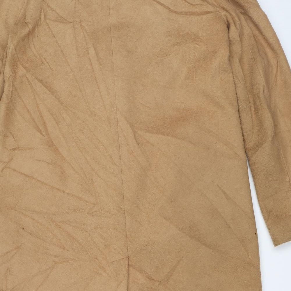 Womens UK Size 12 New Look Brown Overcoat